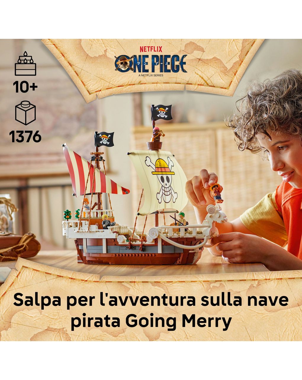 Lego one piece 75639 la nave pirata going merry