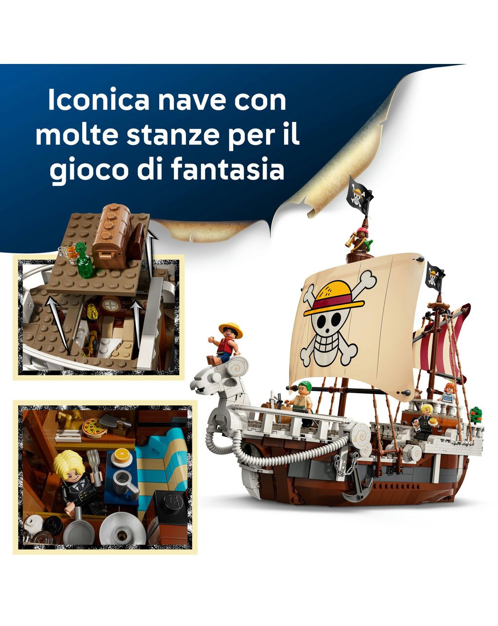 Lego one piece 75639 la nave pirata going merry