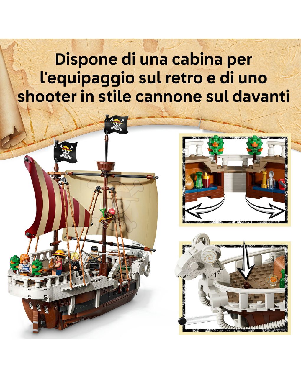 Lego one piece 75639 la nave pirata going merry