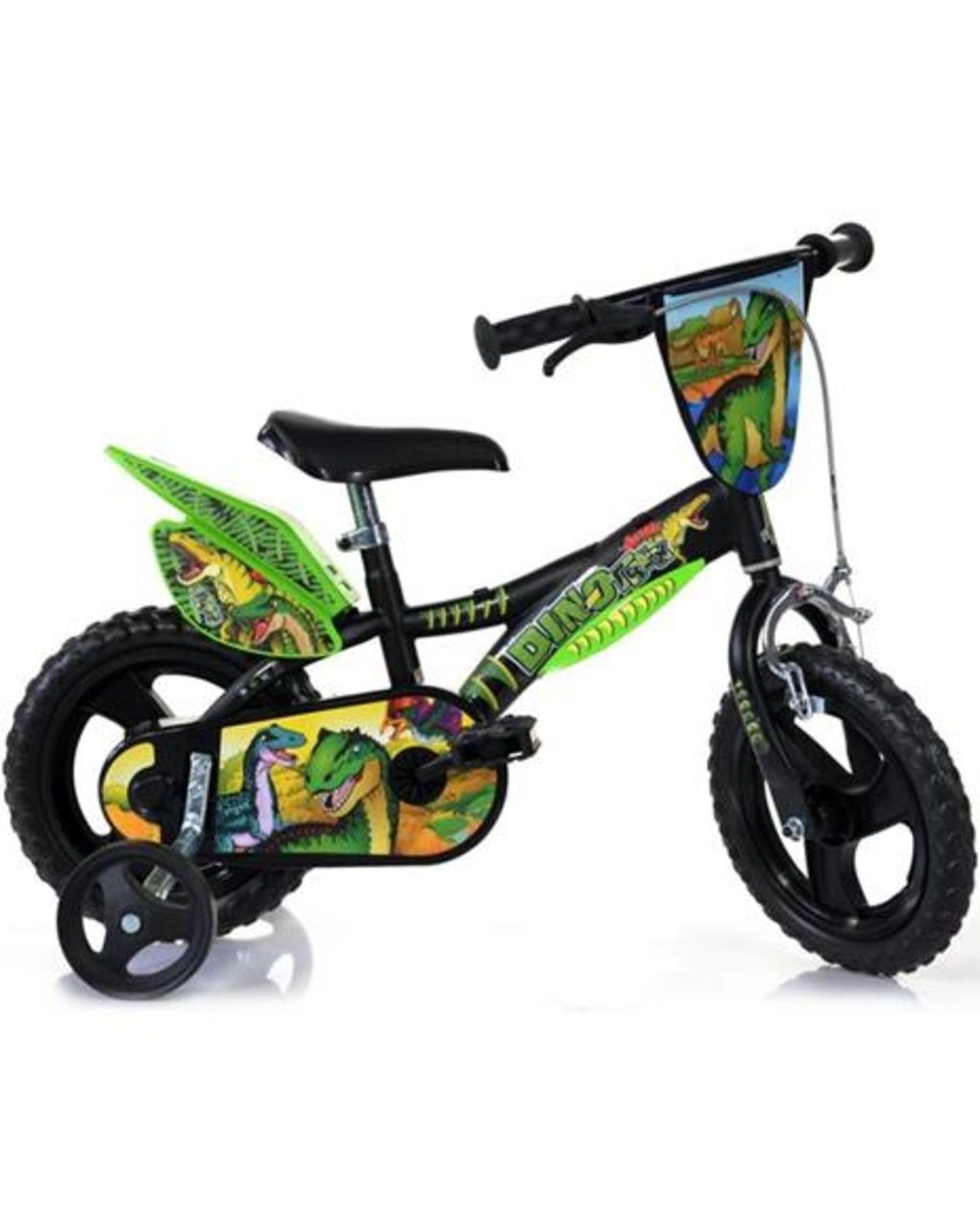 Bicicletta 12 pollici dinosaur con stabilizzatori – dino bikes