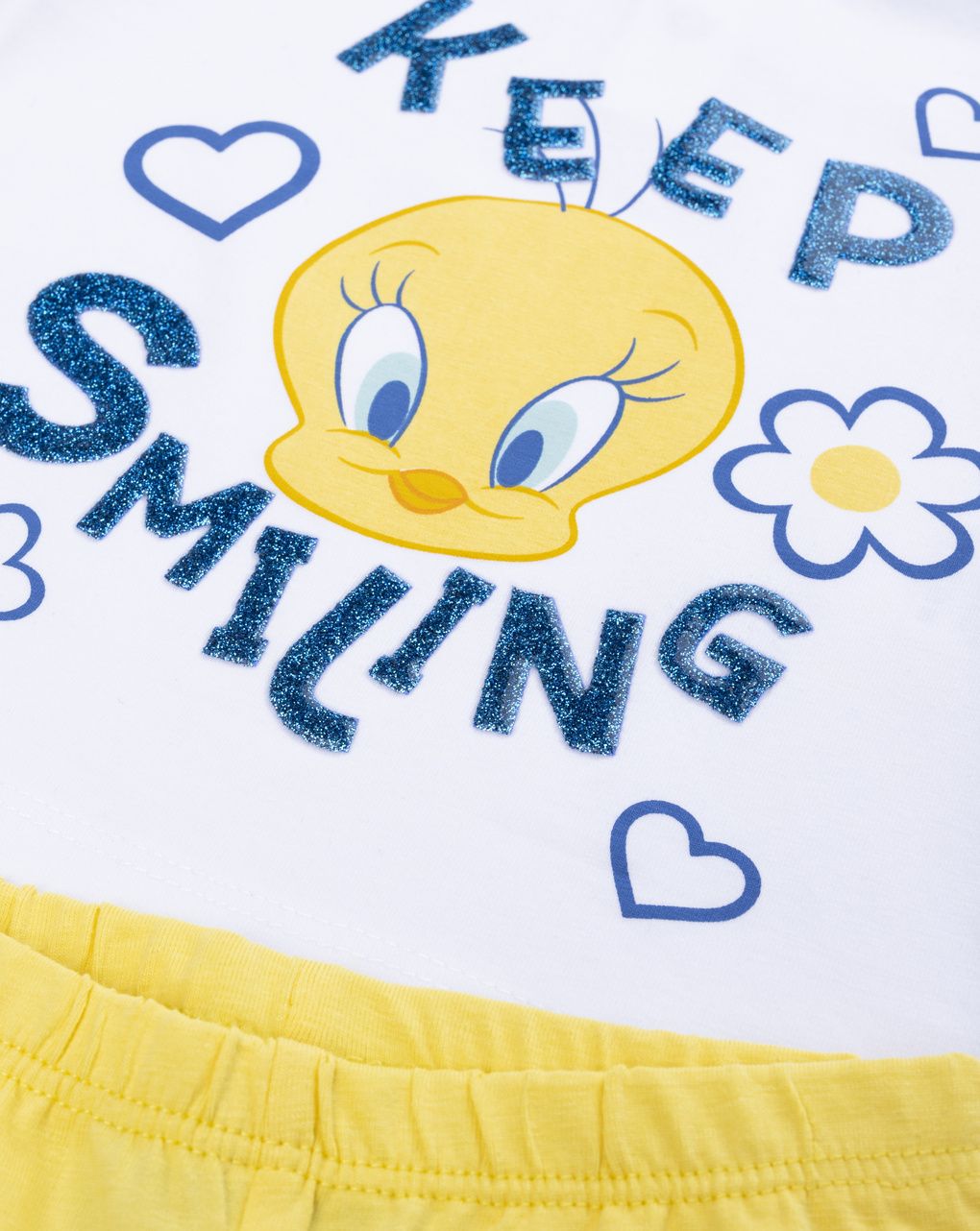 Completo bimba t-shirt e shorts tweety