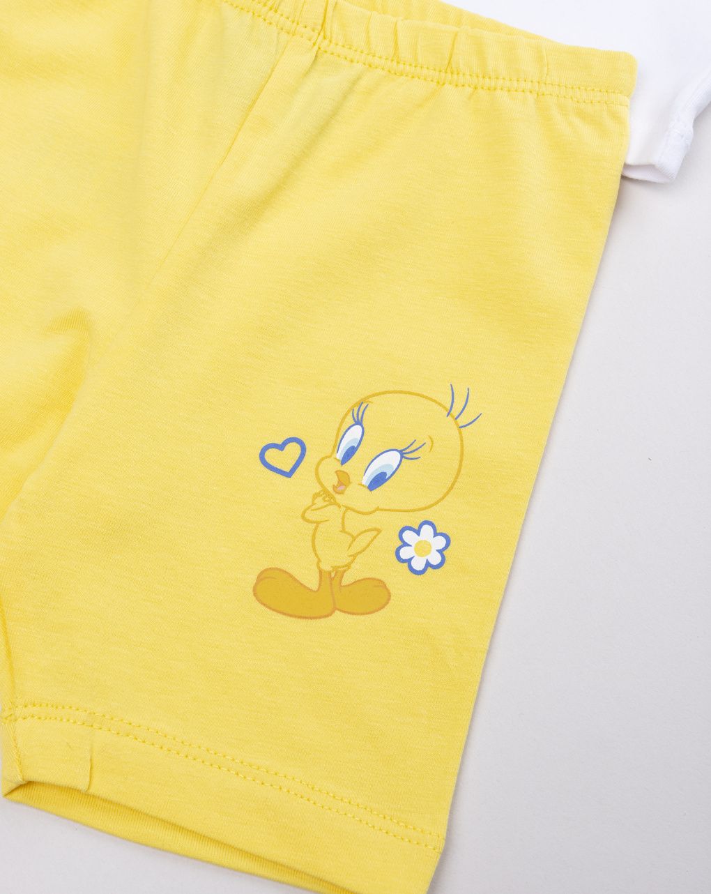 Completo bimba t-shirt e shorts tweety