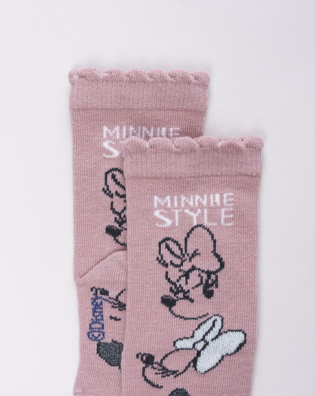 Coppia di calze bimba rosa minnie