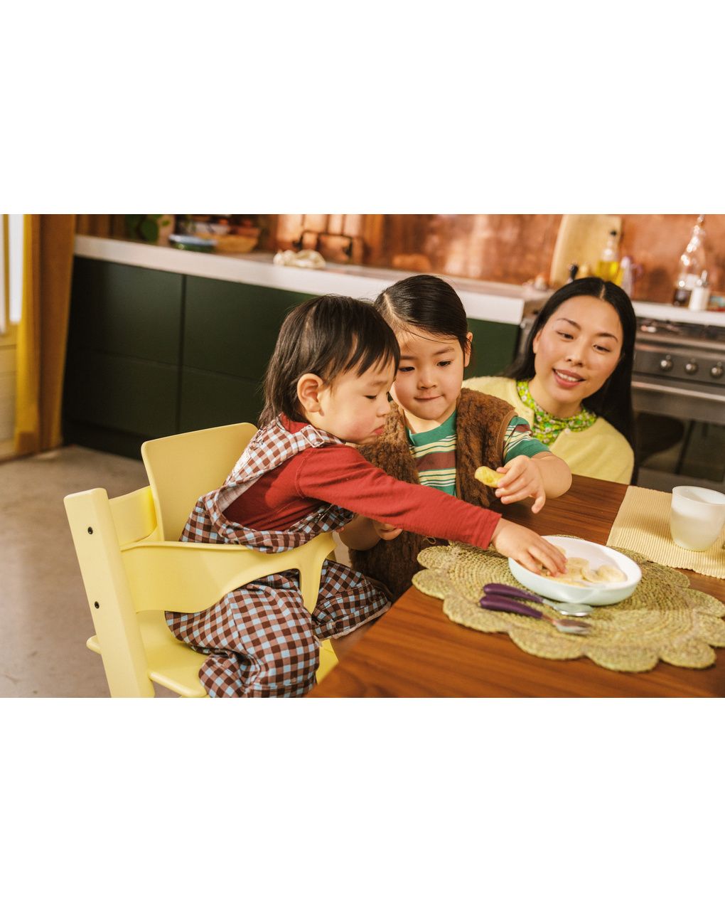 Seggiolone tripp trapp® - faggio - lemon yellow - stokke