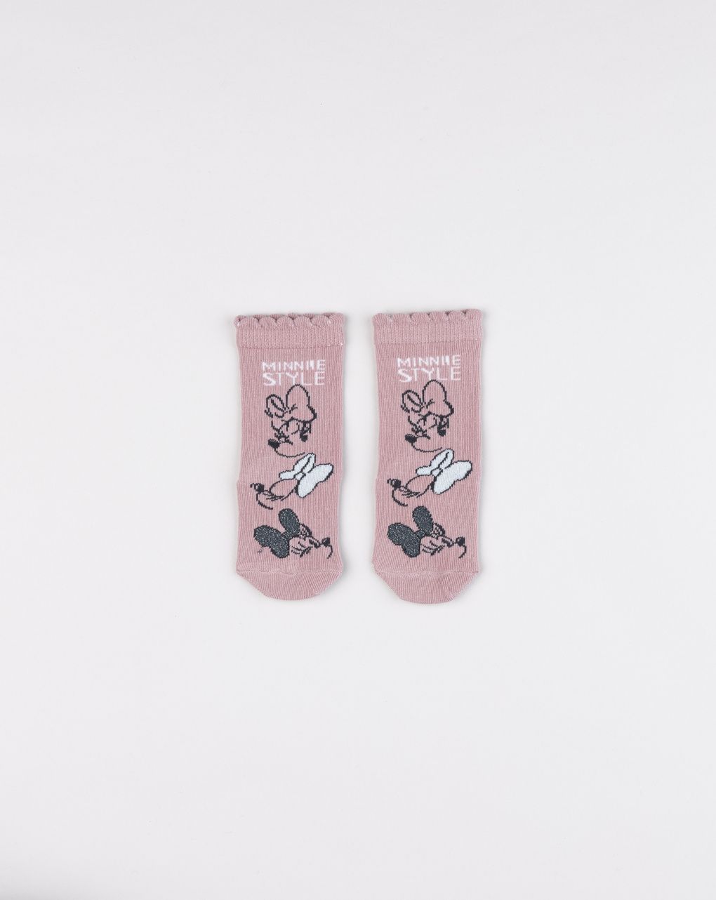 Coppia di calze bimba rosa minnie