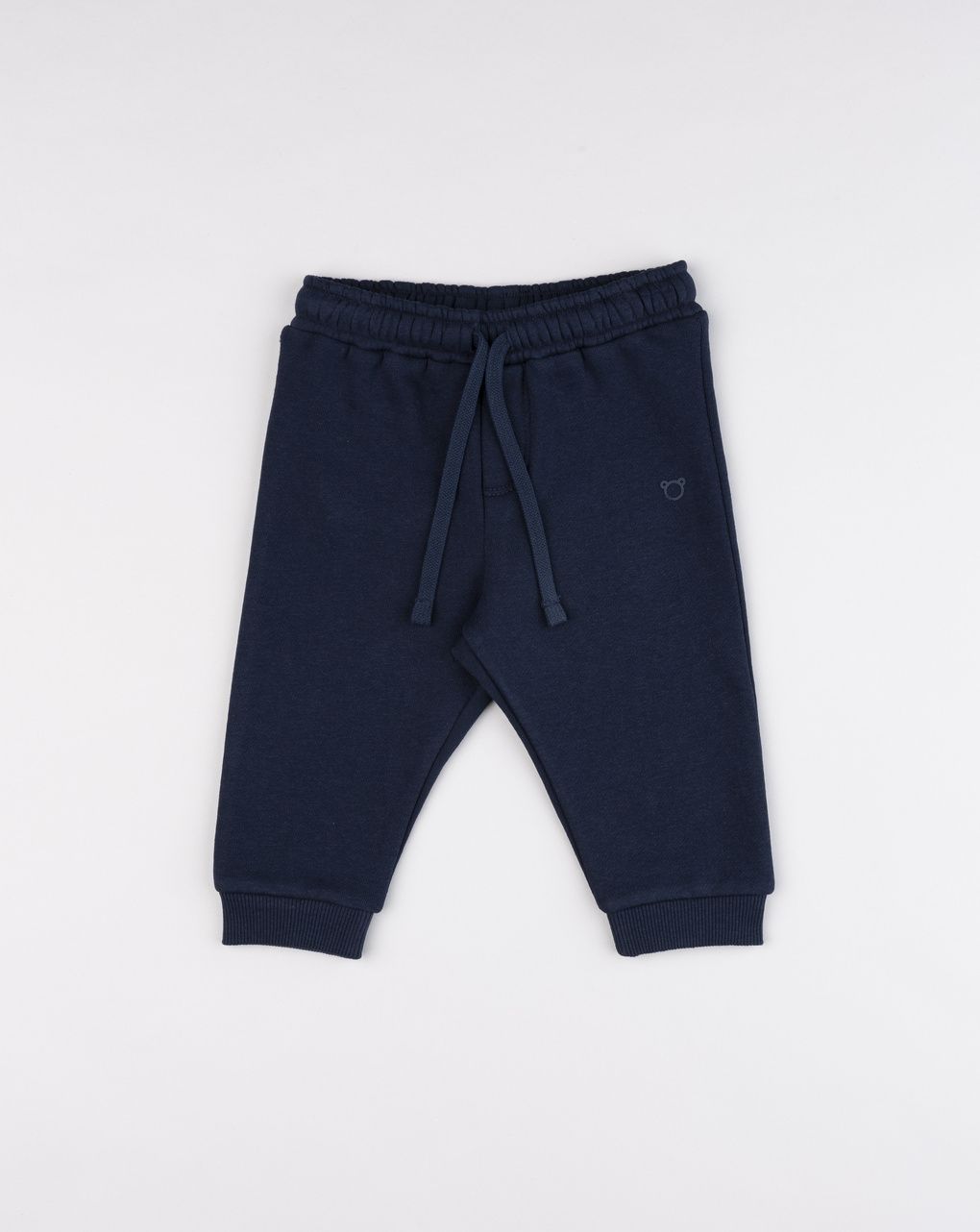 Pantalone felpato bimbo blu scuro