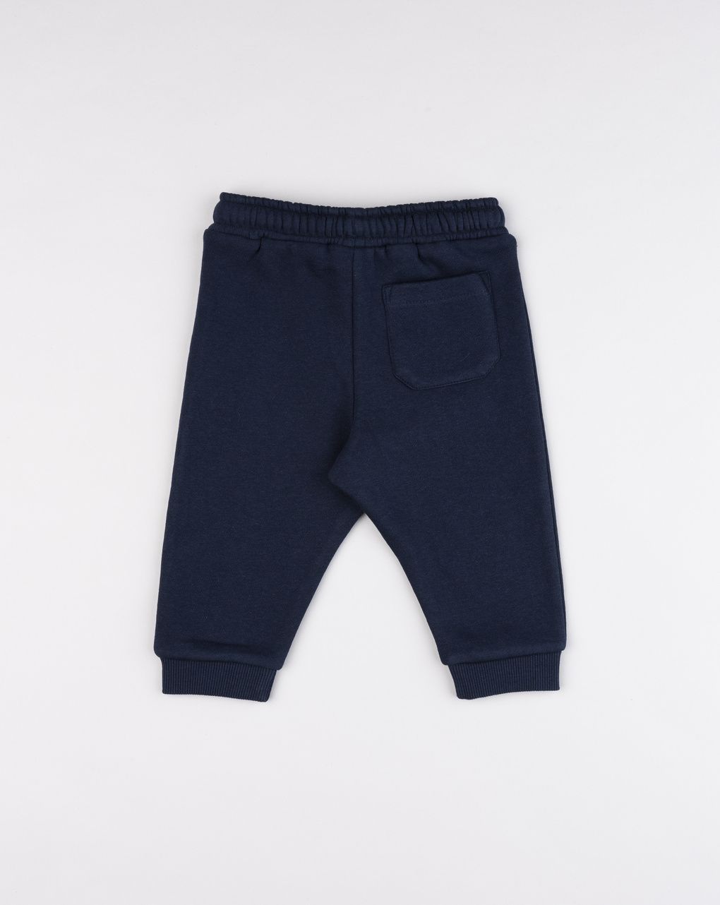 Pantalone felpato bimbo blu scuro
