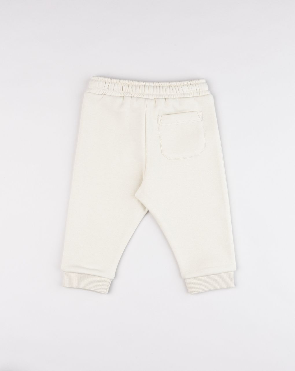 Pantalone felpato bimbo panna
