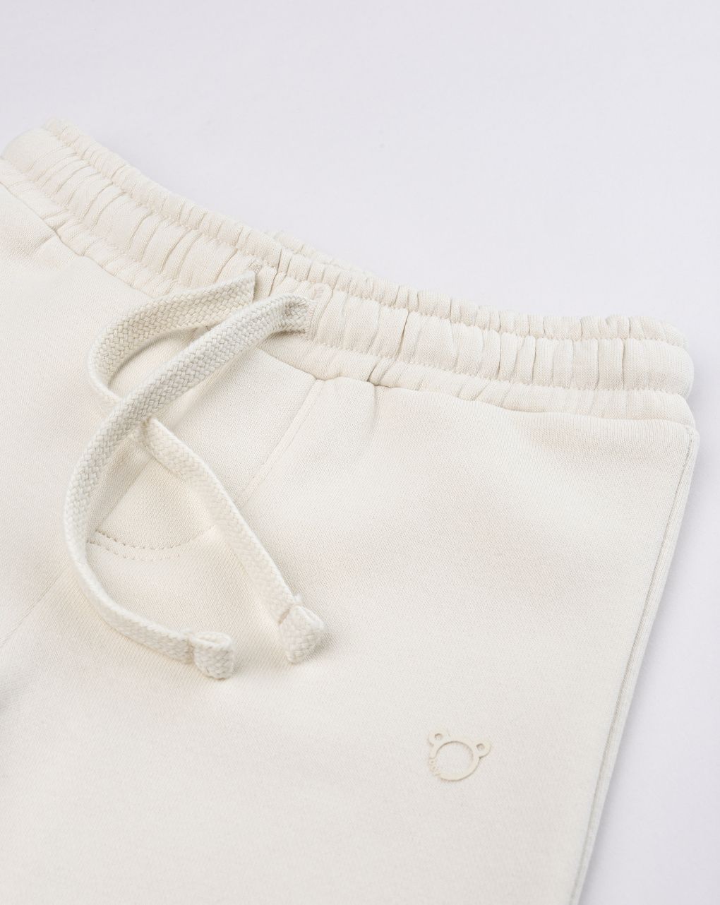 Pantalone felpato bimbo panna