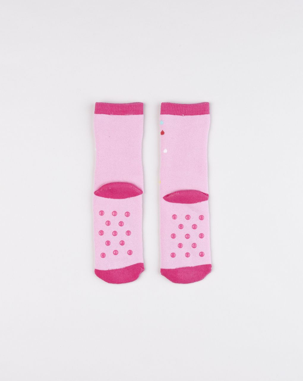 Calze antiscivolo bimba rosa unicorni