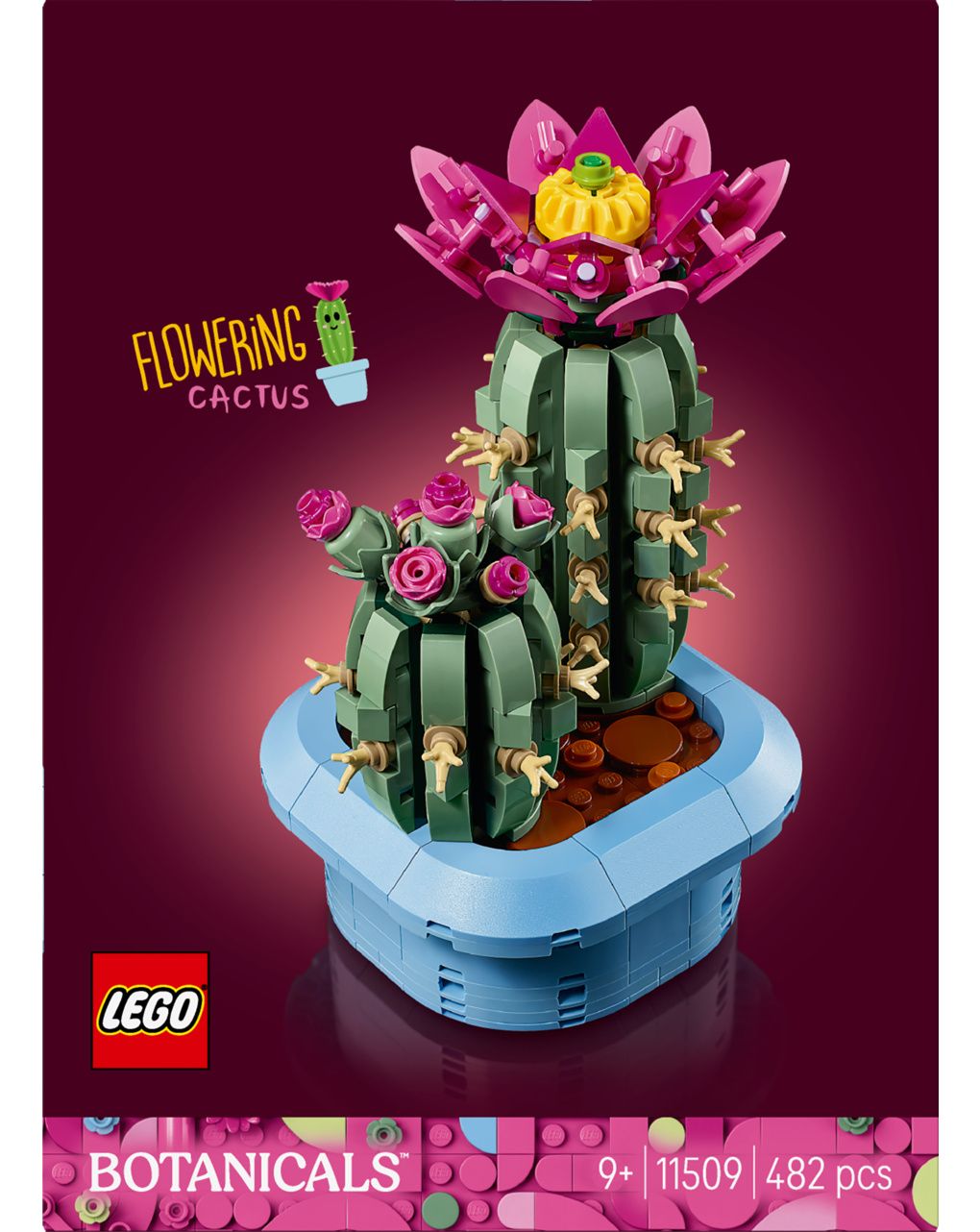 Lego botanicals 11509 cactus in fiore