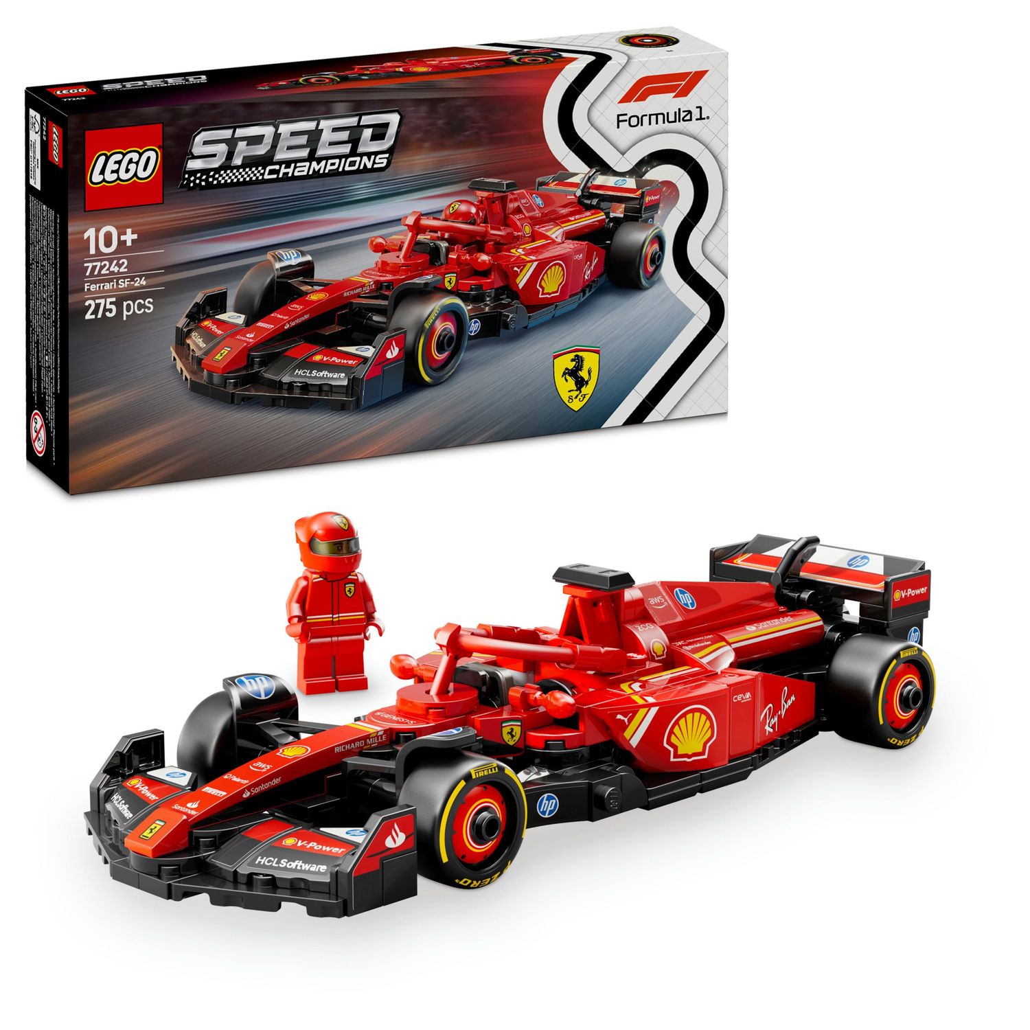 Lego speed champions auto da corsa f1® ferrari sf-24 - 77242