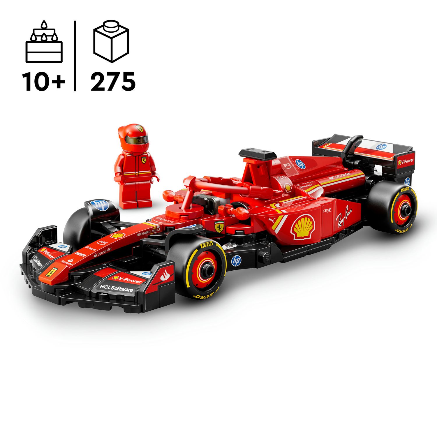 Lego speed champions auto da corsa f1® ferrari sf-24 - 77242