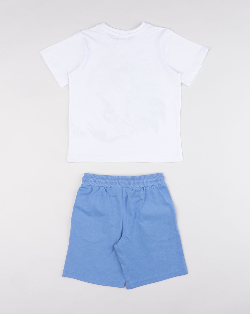 Completo estivo bambino t-shirt e shorts sonic