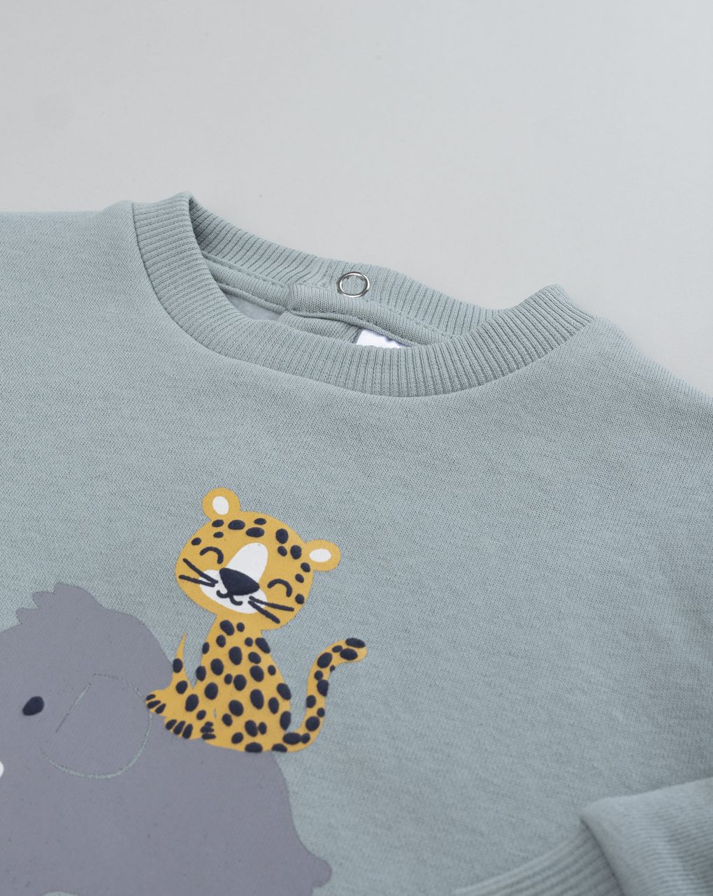 Completo jogging bimbo grigio