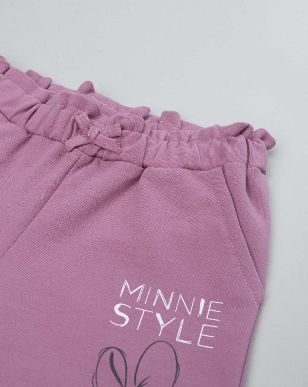 Pantalone bimba rosa con stampa disney minnie