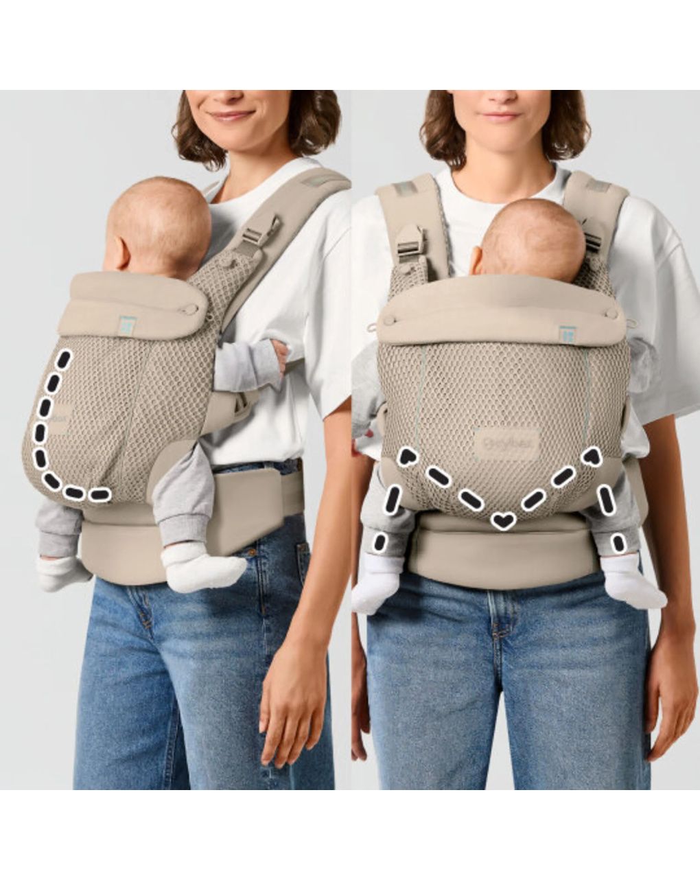 Marsupio amya carrier dune grey - cybex