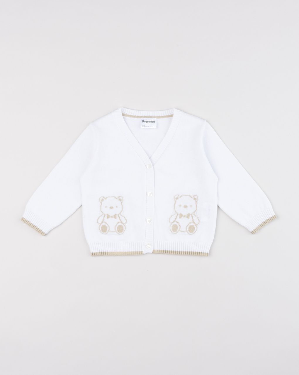 Cardigan elegante bimbo  tricot con orsetti