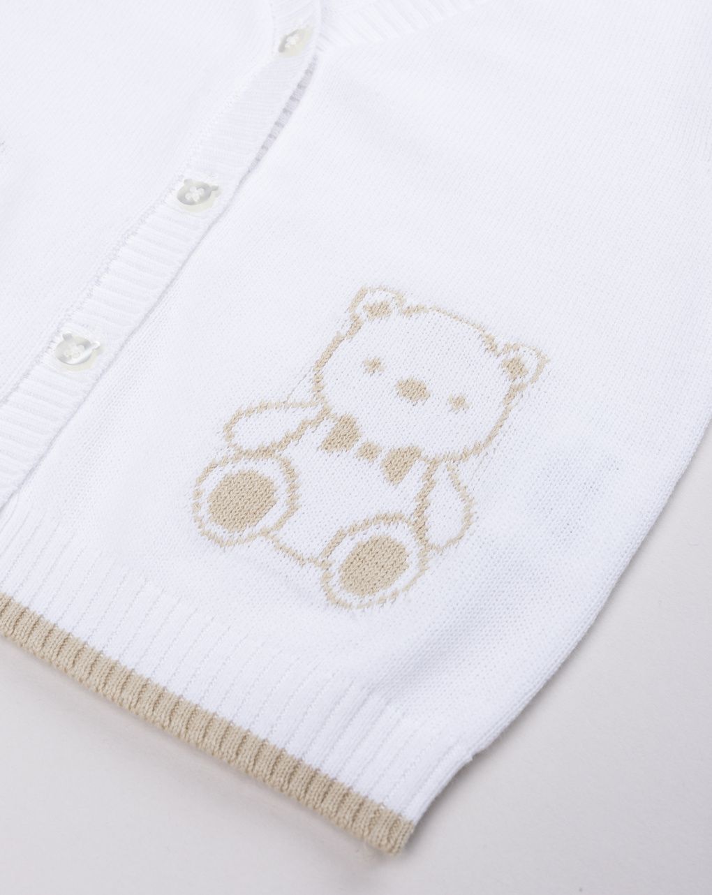 Cardigan elegante bimbo  tricot con orsetti