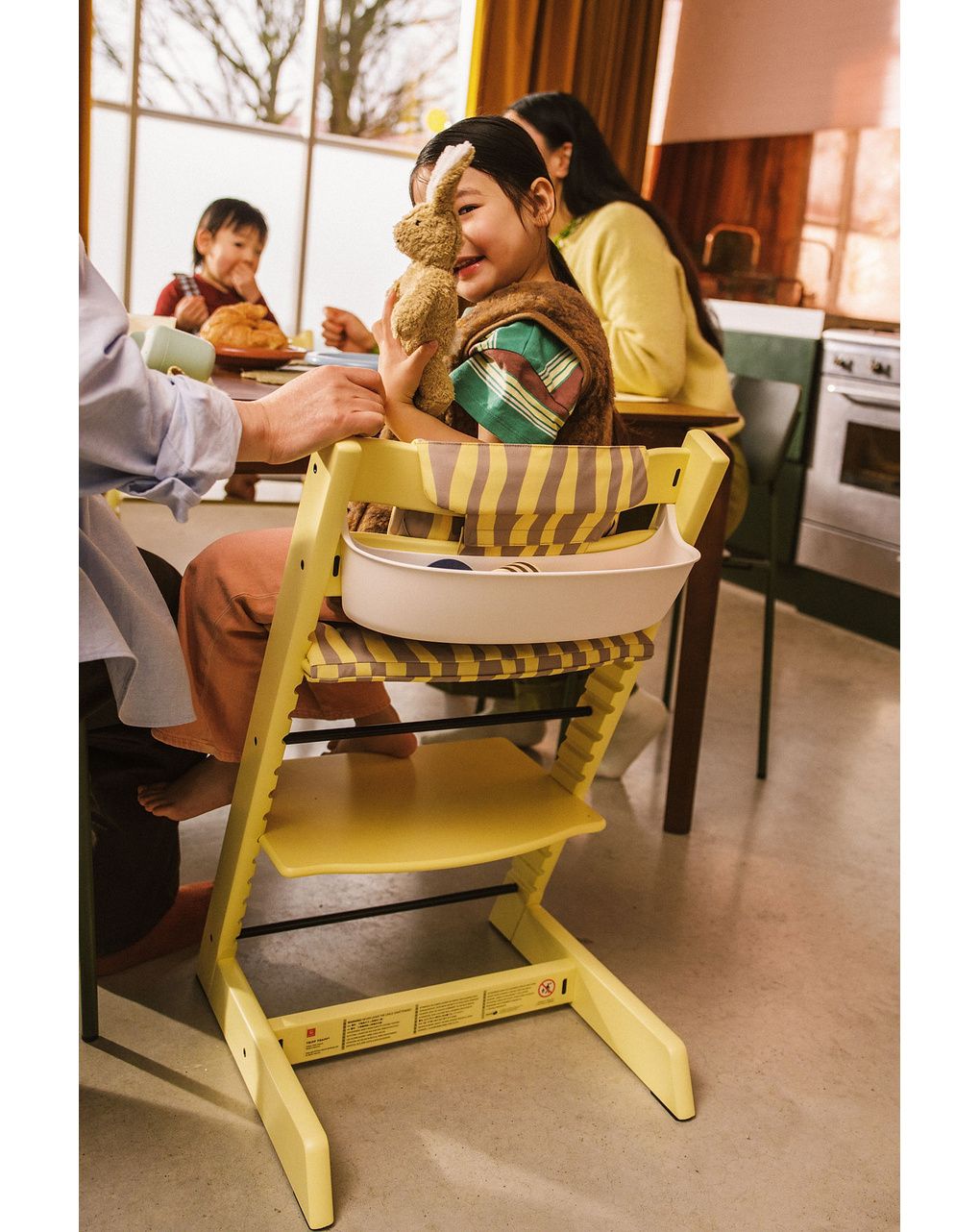 Seggiolone tripp trapp® - faggio - lemon yellow - stokke
