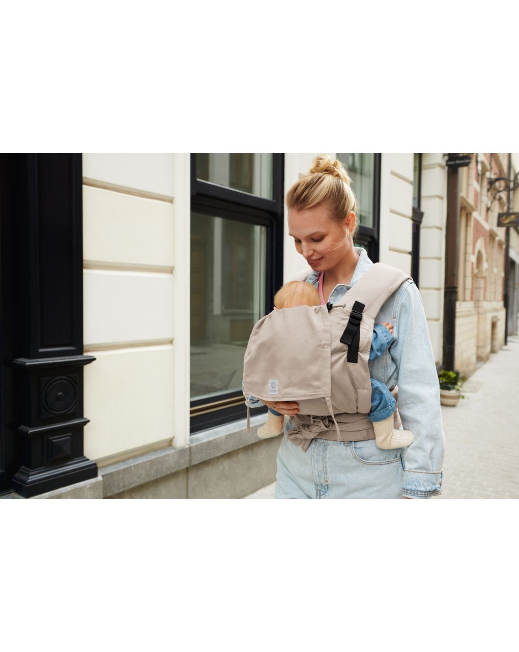 Marsupio limas™ plus - marsupio comodo - floral beige - stokke