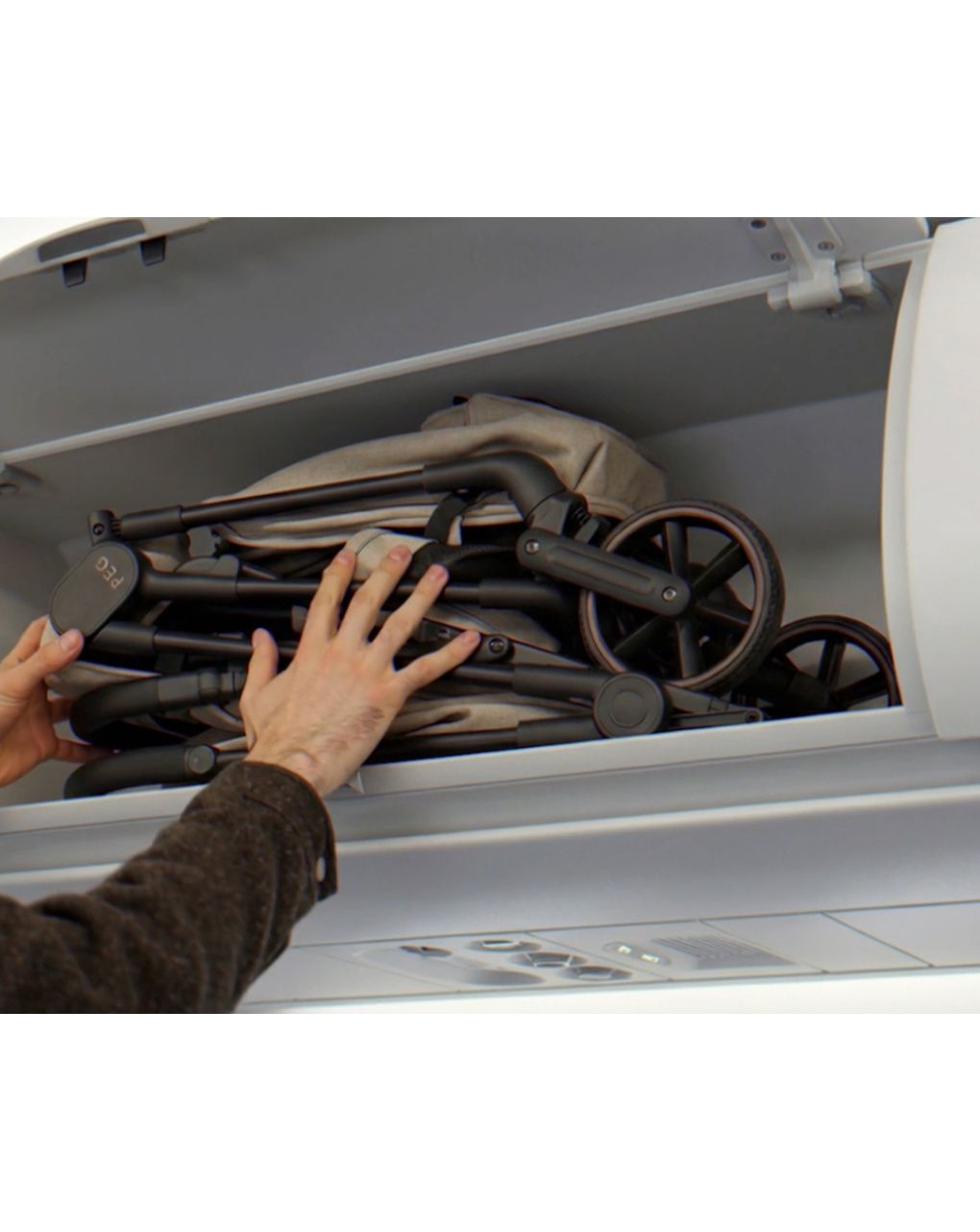 Passeggino ultracompatto aria jade - peg