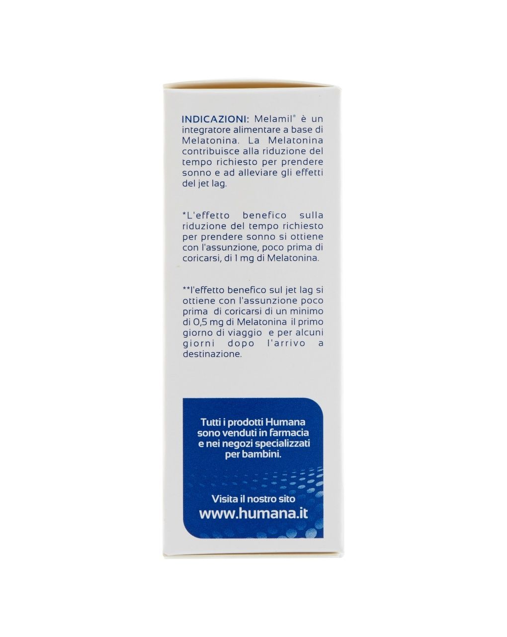 Integratore alimentare melamil 30ml - humana