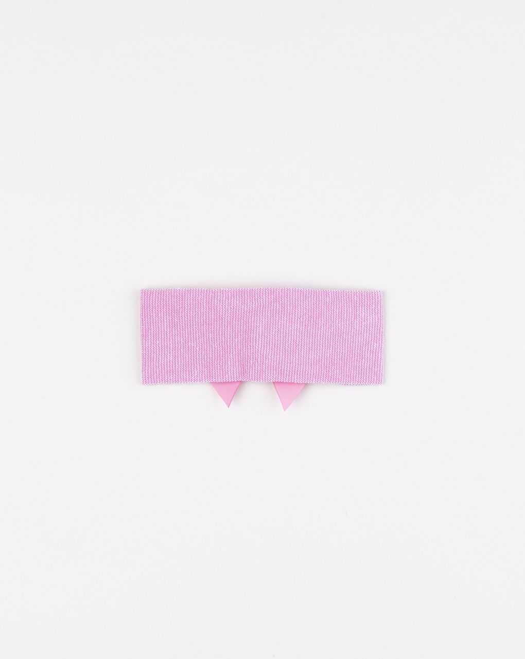 Fascia neonata rosa con fiocco e applicazione glitter