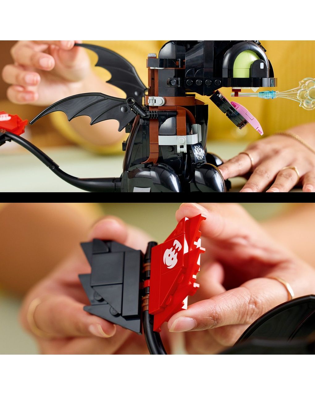 Lego icons 10375 dragon trainer: sdentato