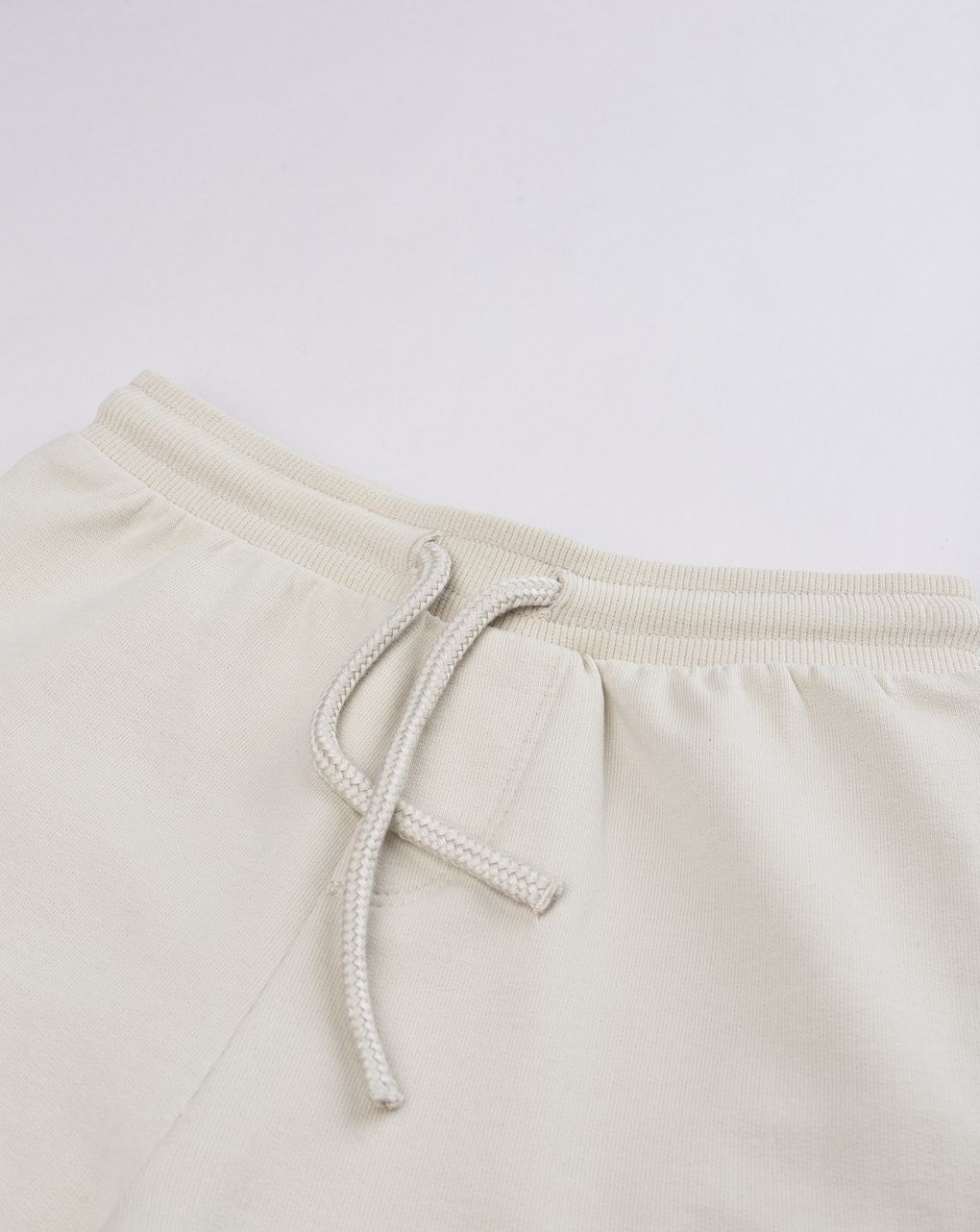 Pantalone bimbo beige con cordino e tasche