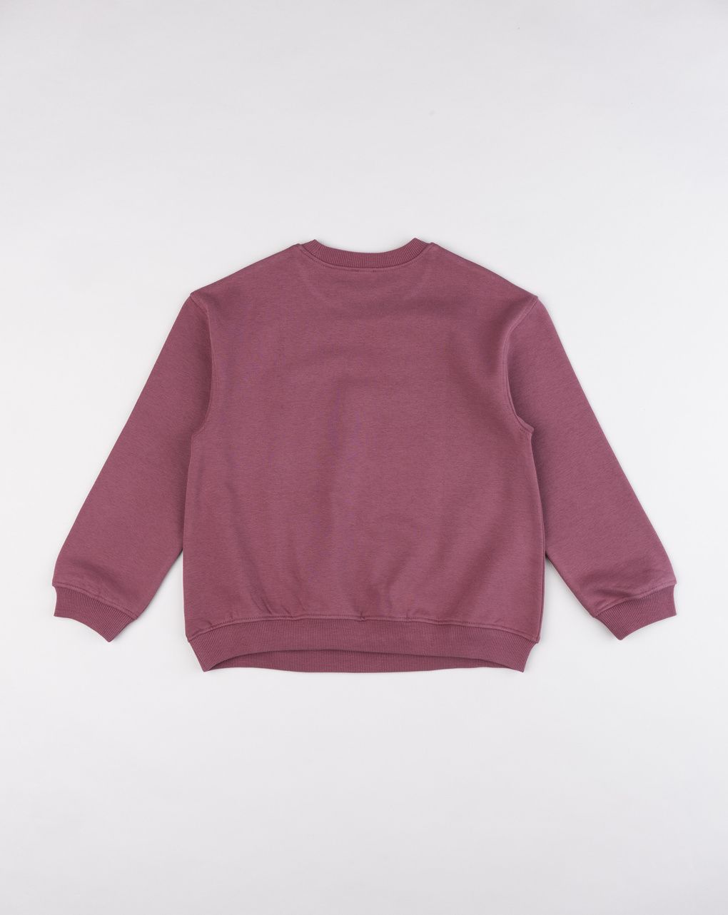 Felpa bambina girocollo bordeaux  "love bear"