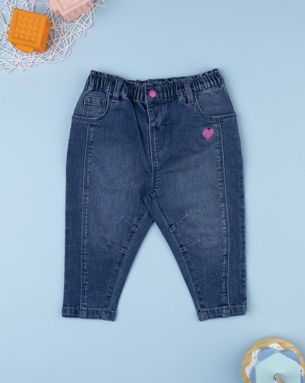 Pantaloni denim bimba