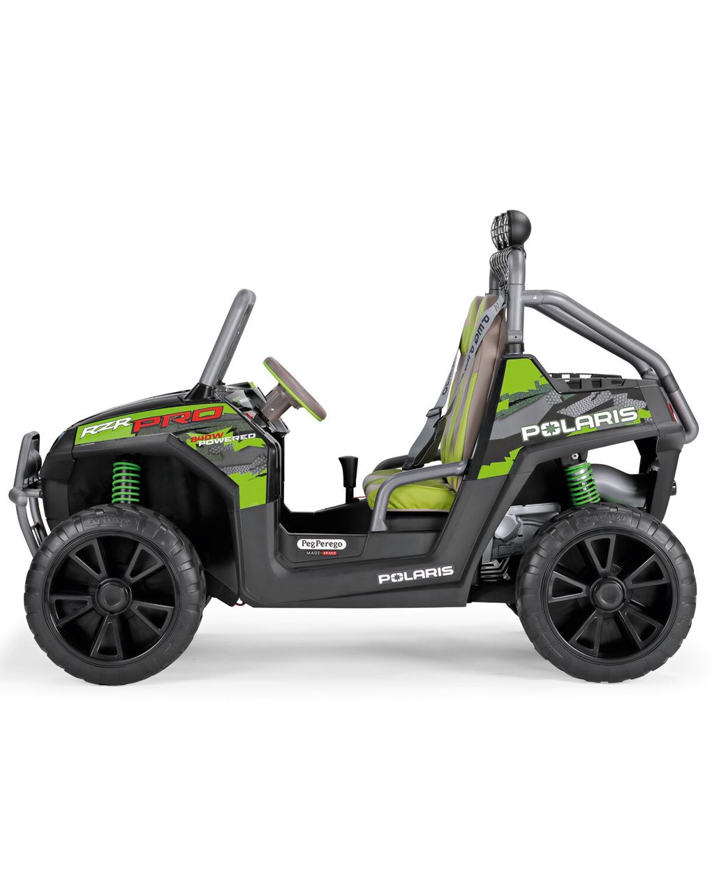 Polaris rzr pro green shadow - peg perego - 6+