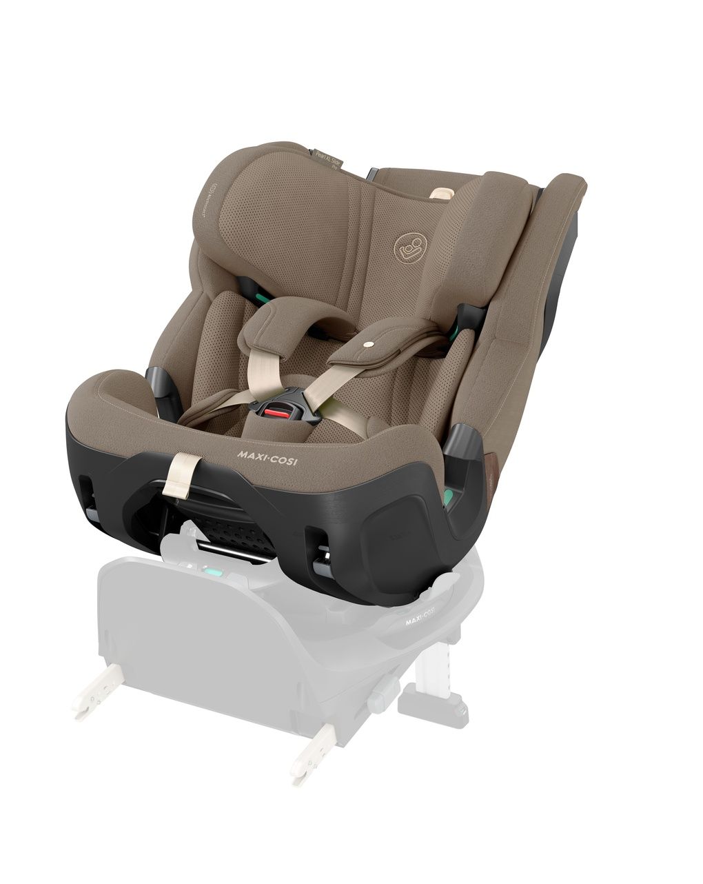 Seggiolino auto  pearl xl slide pro (61-150 cm) authentic truffle - maxi-cosi