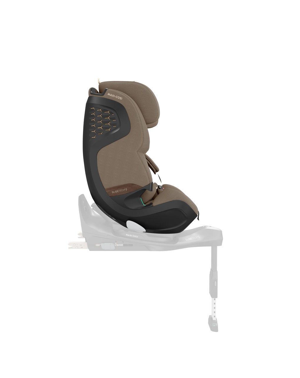 Seggiolino auto  pearl xl slide pro (61-150 cm) authentic truffle - maxi-cosi