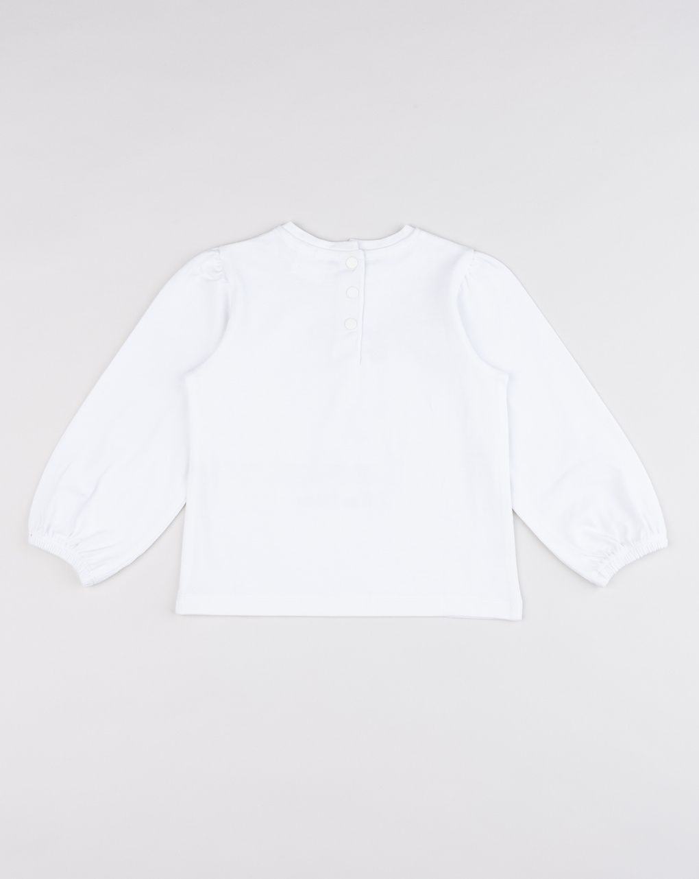 T-shirt bimba bianca stampata