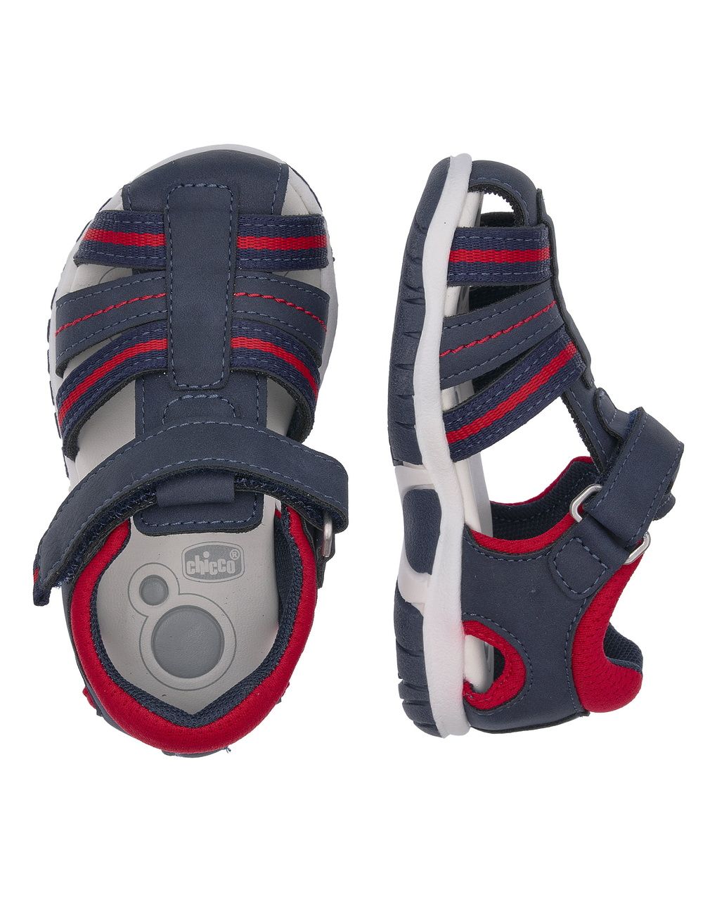 Sandalo ragno bimbo blu/rosso - chicco fermo