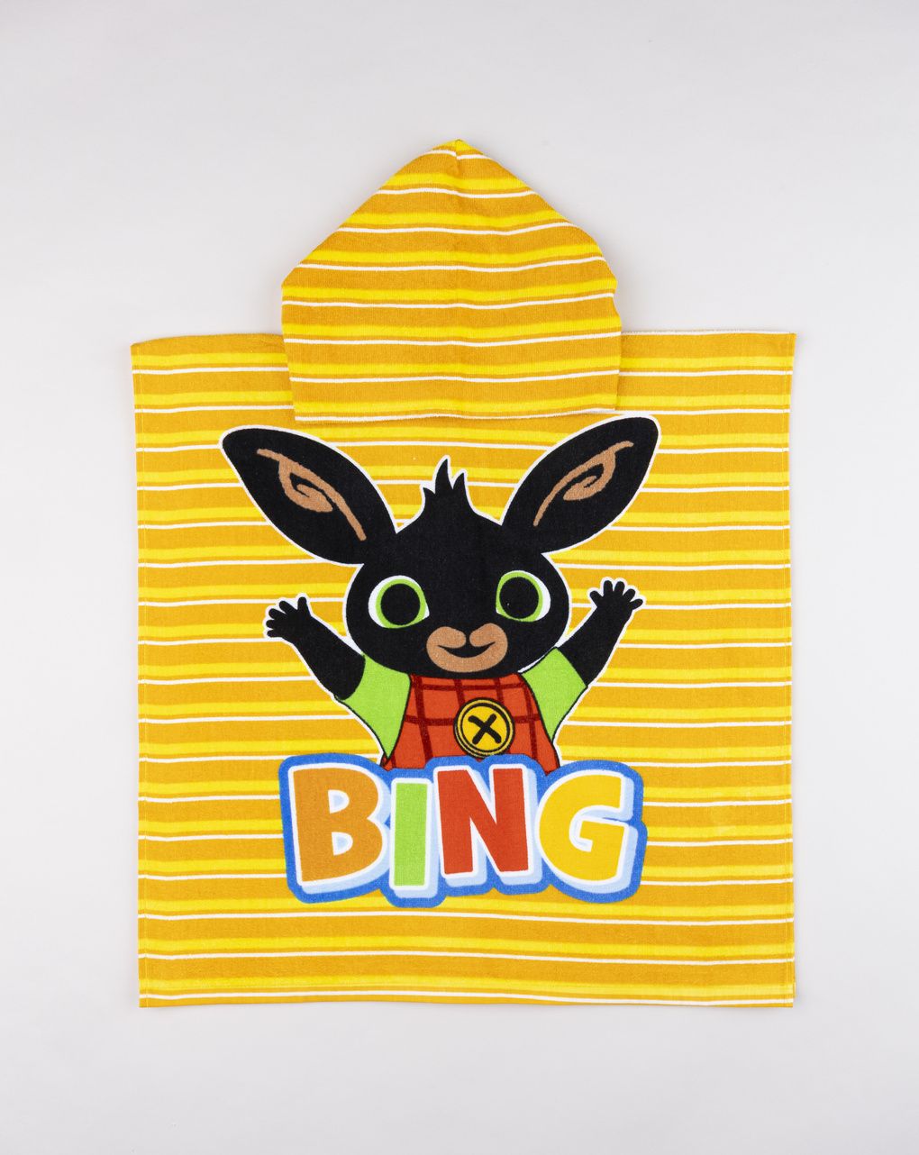 Poncho mare bimbo bing con cappuccio