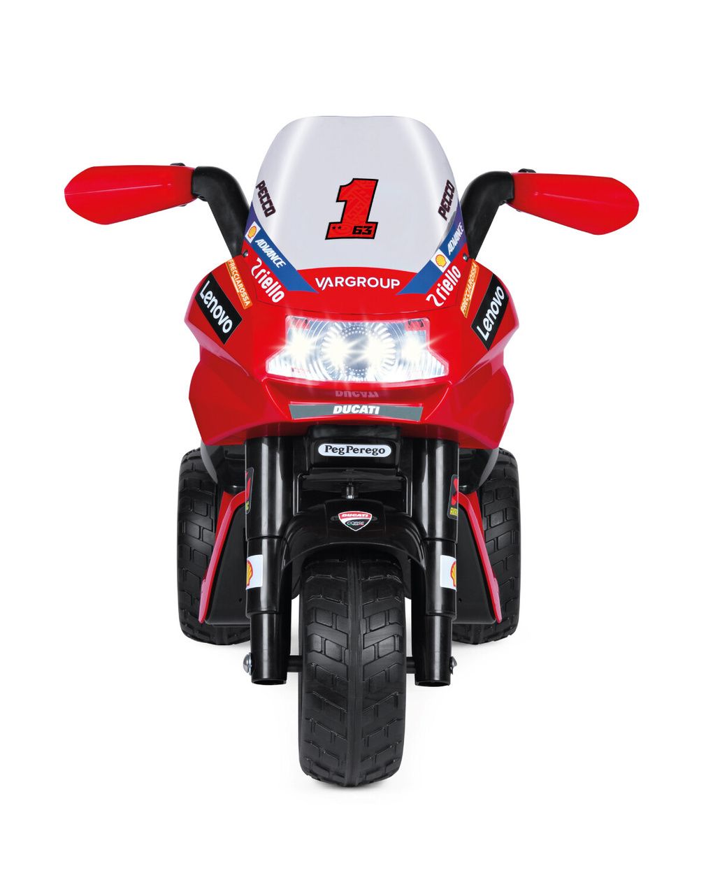 Ducati moto elettrica - peg perego - 2+