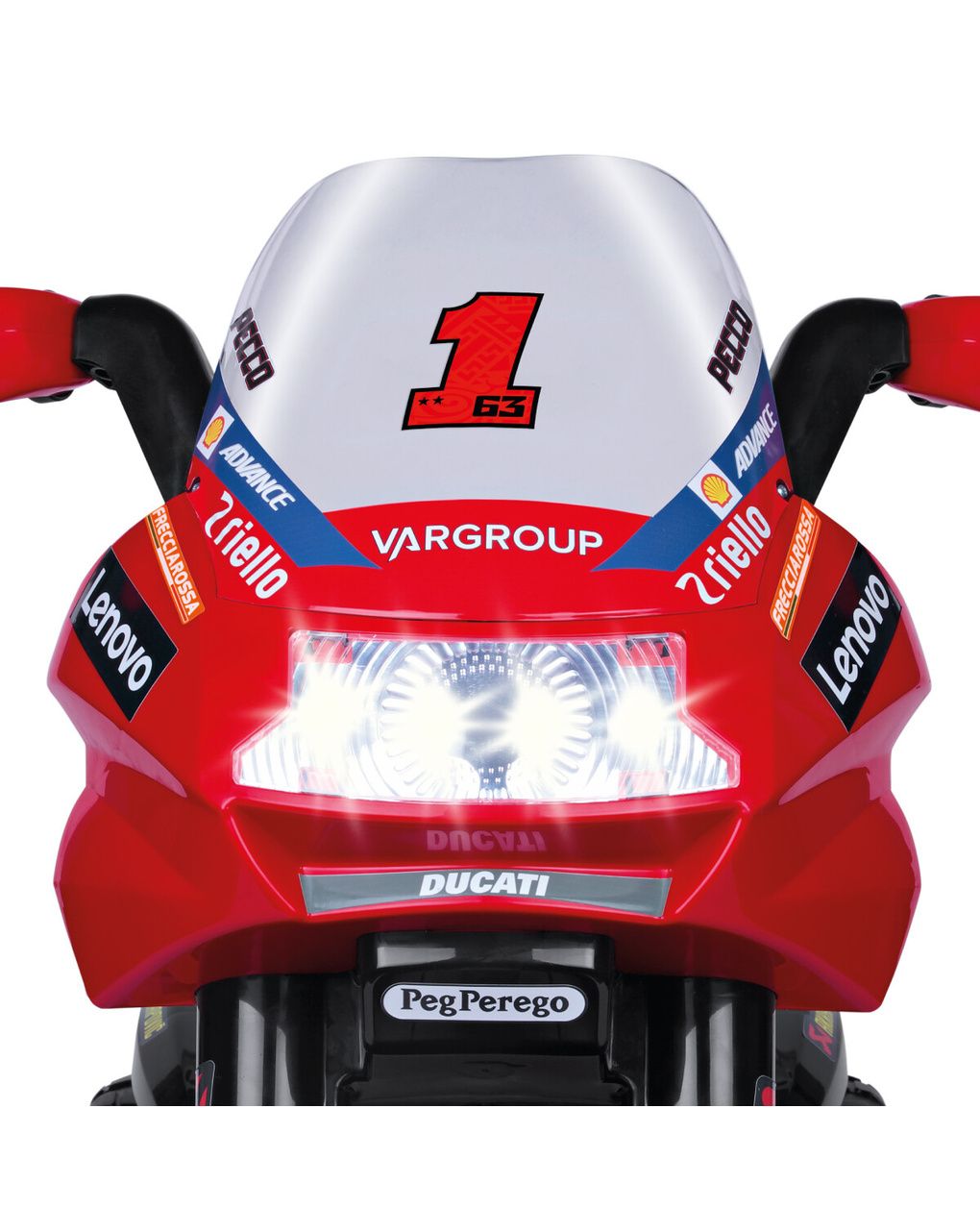 Ducati moto elettrica - peg perego - 2+