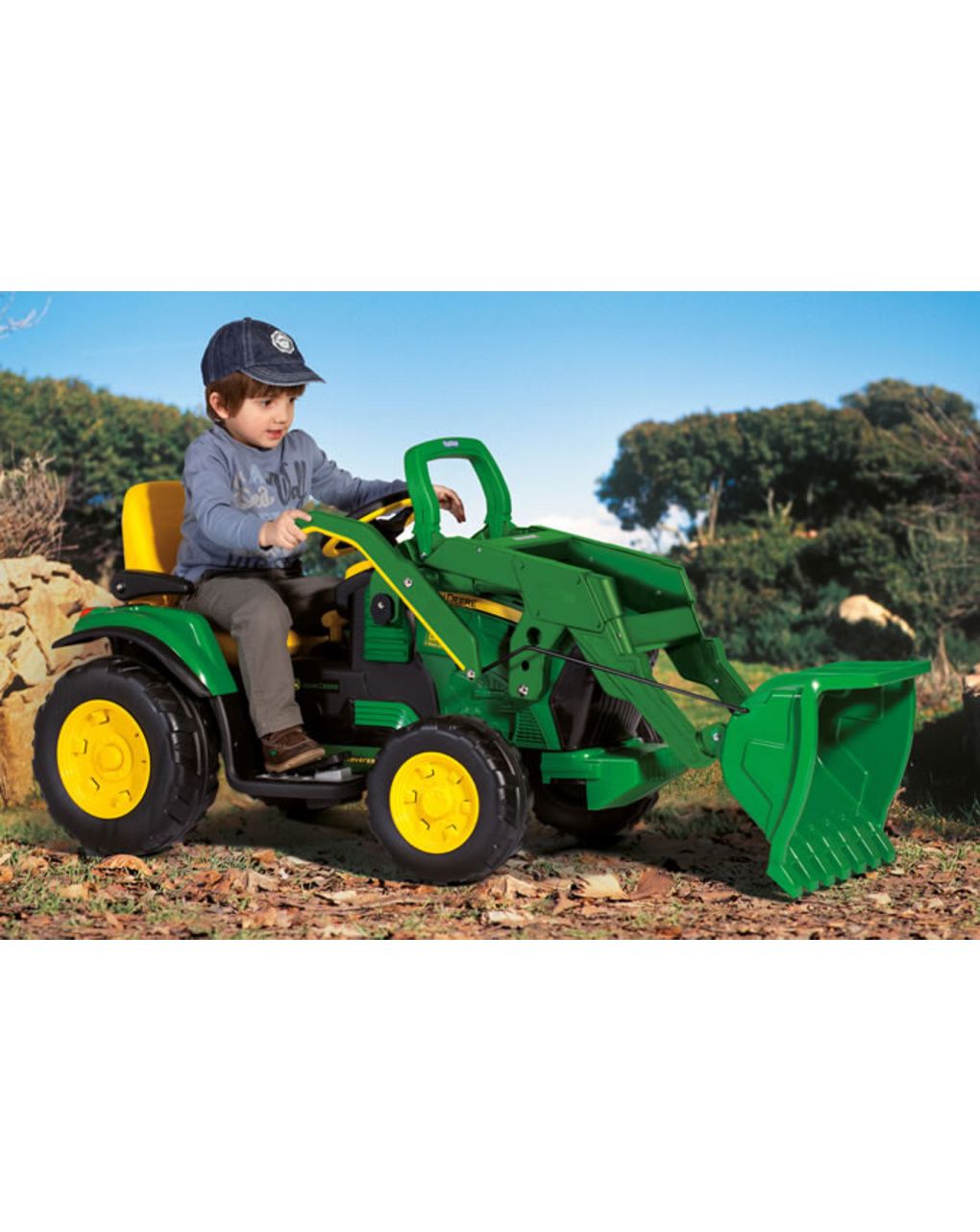 John deere ground loader - peg perego - 3+