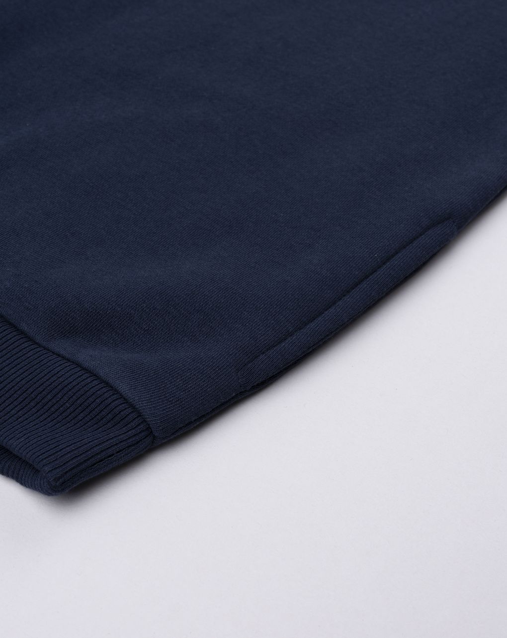 Felpa bambino blu scuro con stampa minimal