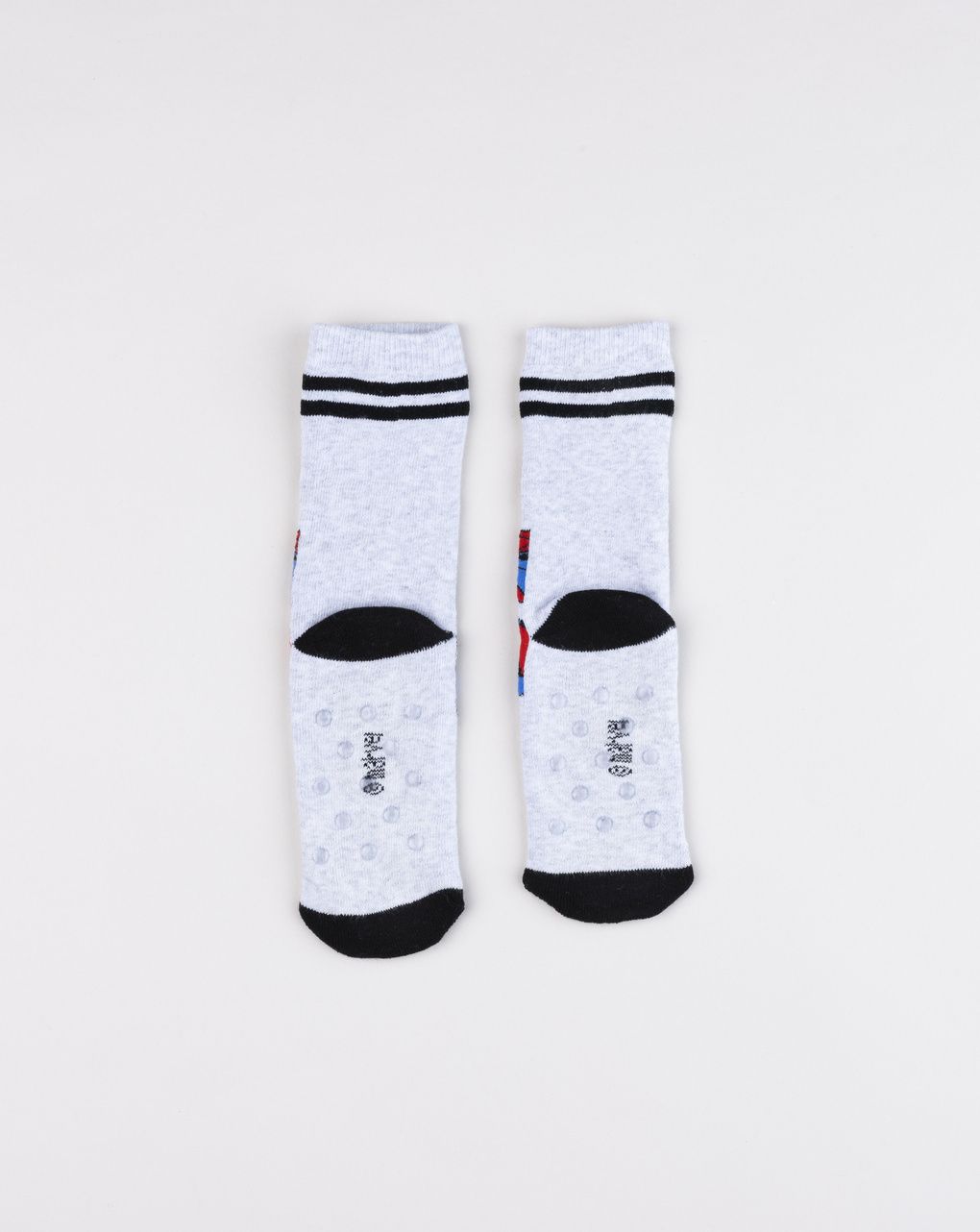 Calze antiscivolo bimbo grigie spiderman
