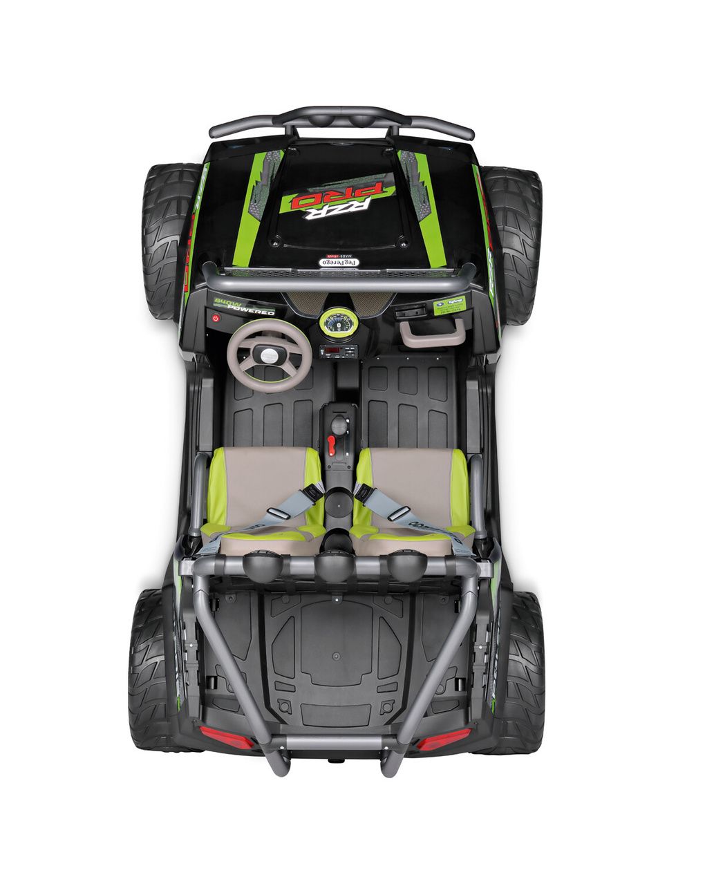 Polaris rzr pro green shadow - peg perego - 6+