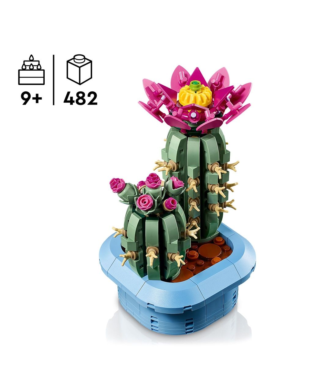 Lego botanicals 11509 cactus in fiore