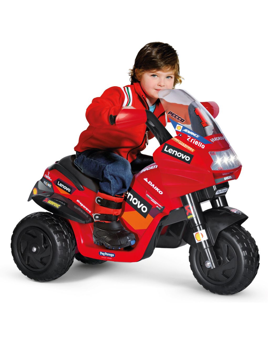 Ducati moto elettrica - peg perego - 2+