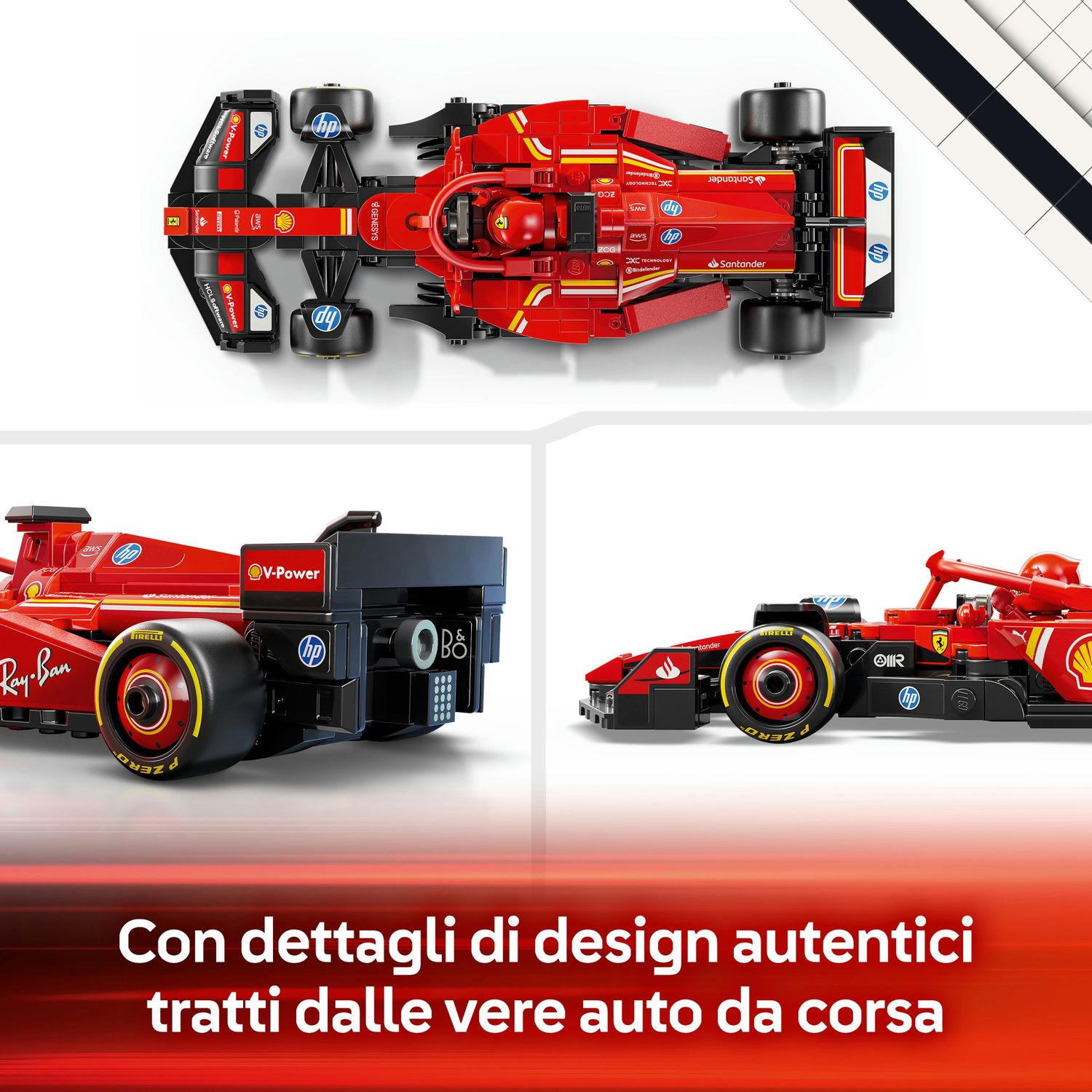 Lego speed champions auto da corsa f1® ferrari sf-24 - 77242