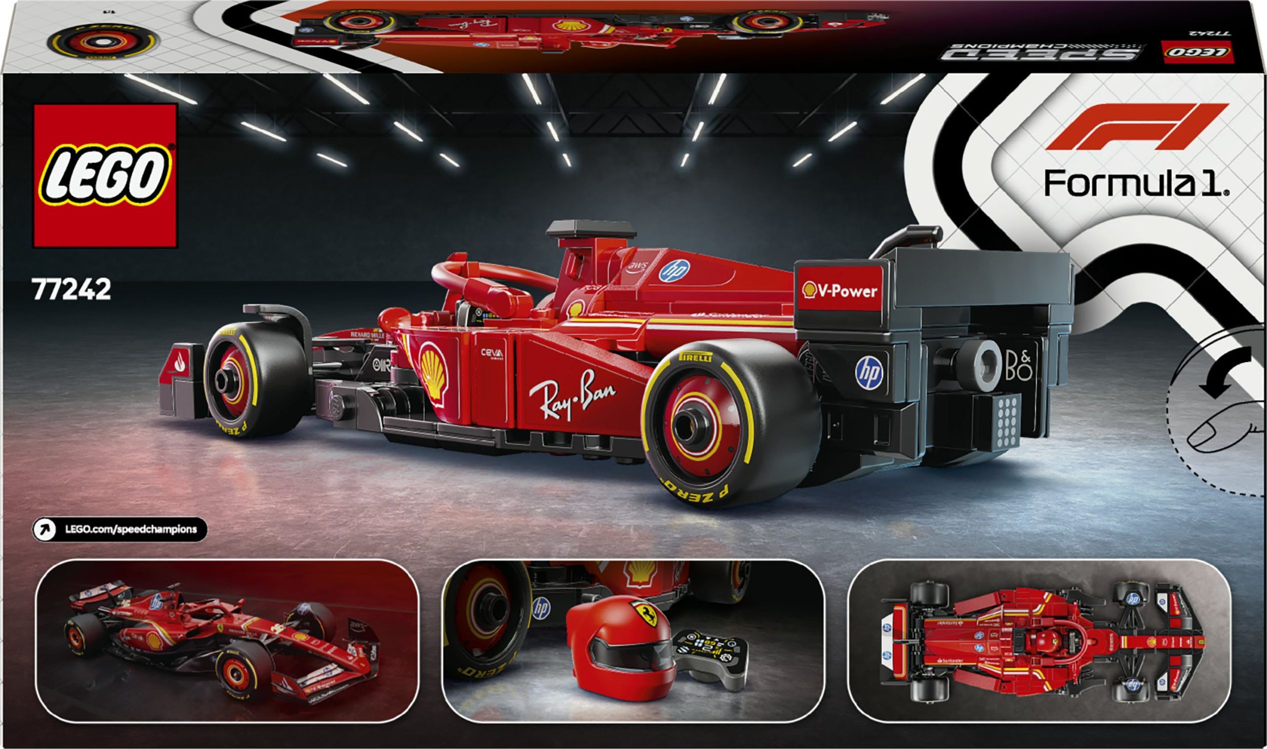 Lego speed champions auto da corsa f1® ferrari sf-24 - 77242