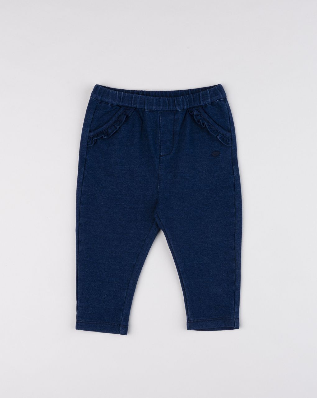 Jegging fake denim scuro bimba