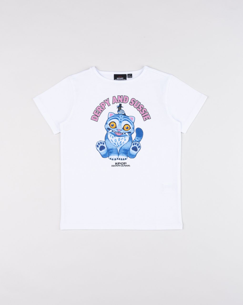 T-shirt bianca bambina k-pop "derpy and sussie"